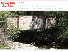 Tablet Screenshot of bigskyquiltassociation.com